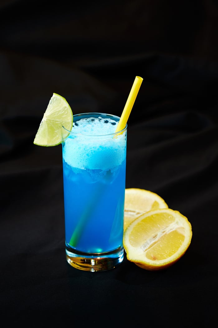 Blue coctail