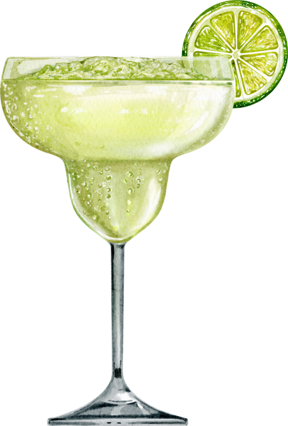 Margarita Cocktail Illustration